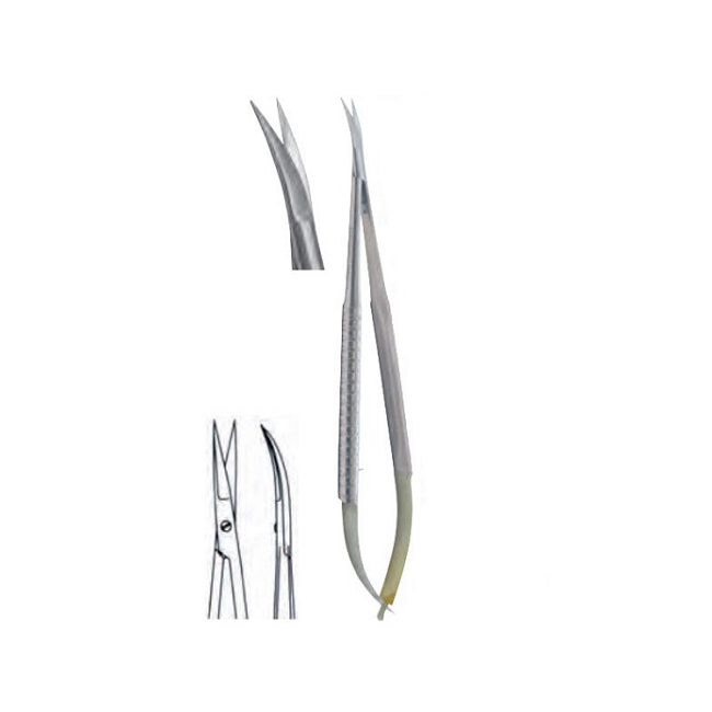 Mikrokirurške škarice 18 cm - zaobljene